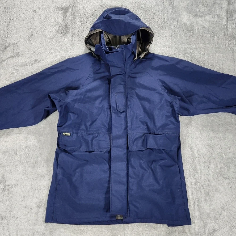 Propper Parka Mens Small Blue‎ Gore-Tex Foul Weather II Hooded Coat Military